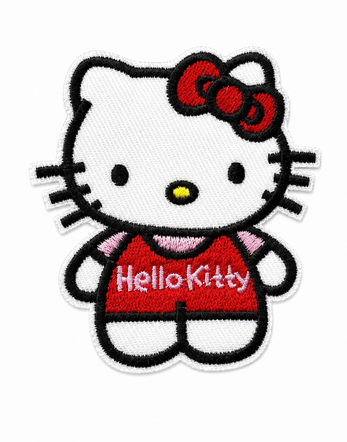 Hello Kitty Classic Inspired Embroidered Iron-On Patch