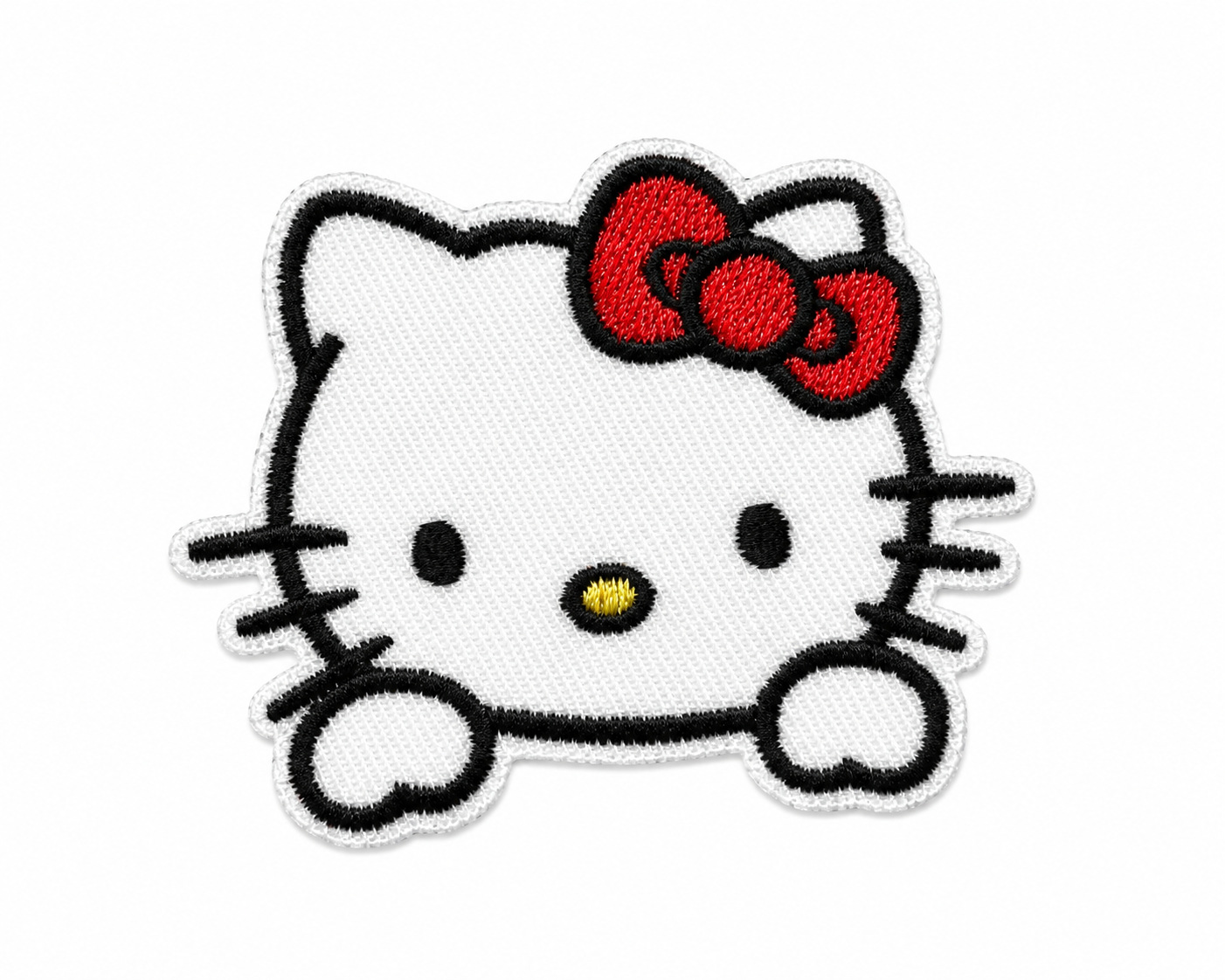 Hello Kitty Peek Embroidered Iron-On Patch