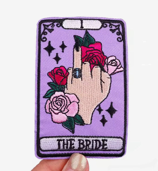 “The Bride” Tarot Card Embroidered Iron-On Patch