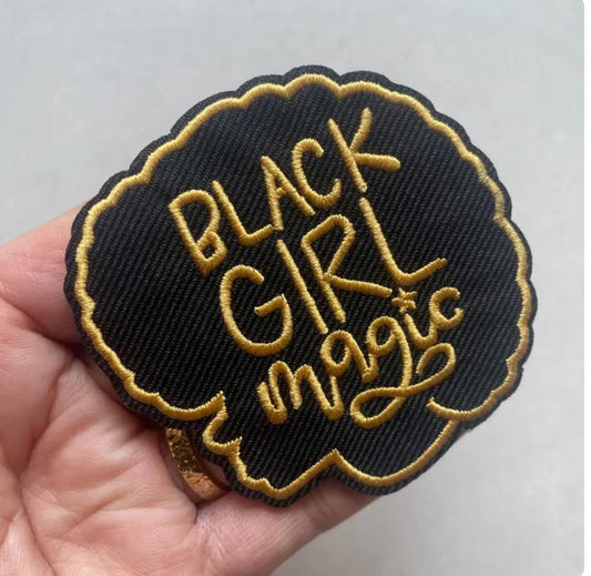 Black Girl Magic Iron-On Patch