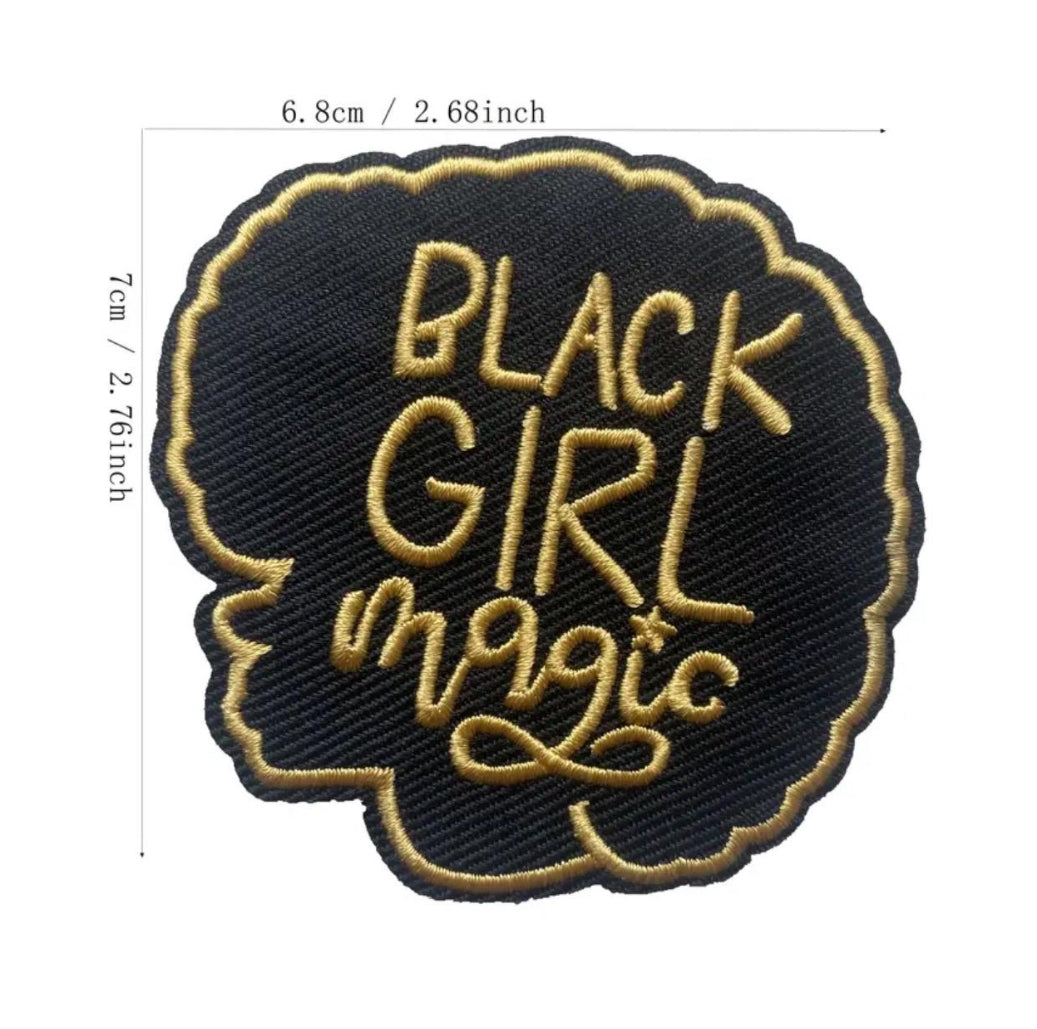 Black Girl Magic Iron-On Patch