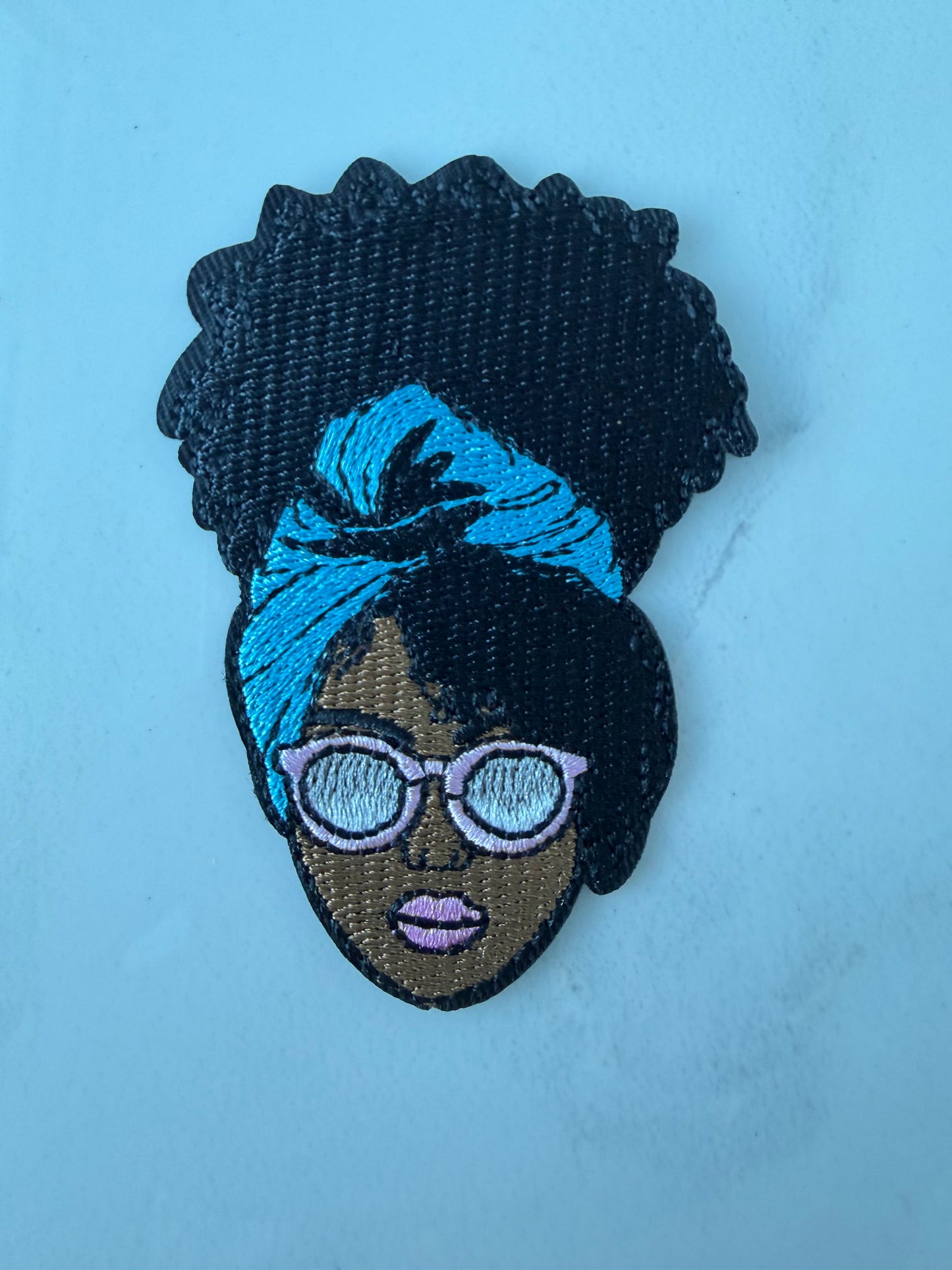 Melanin Headwrap Beauty Iron-On Patch