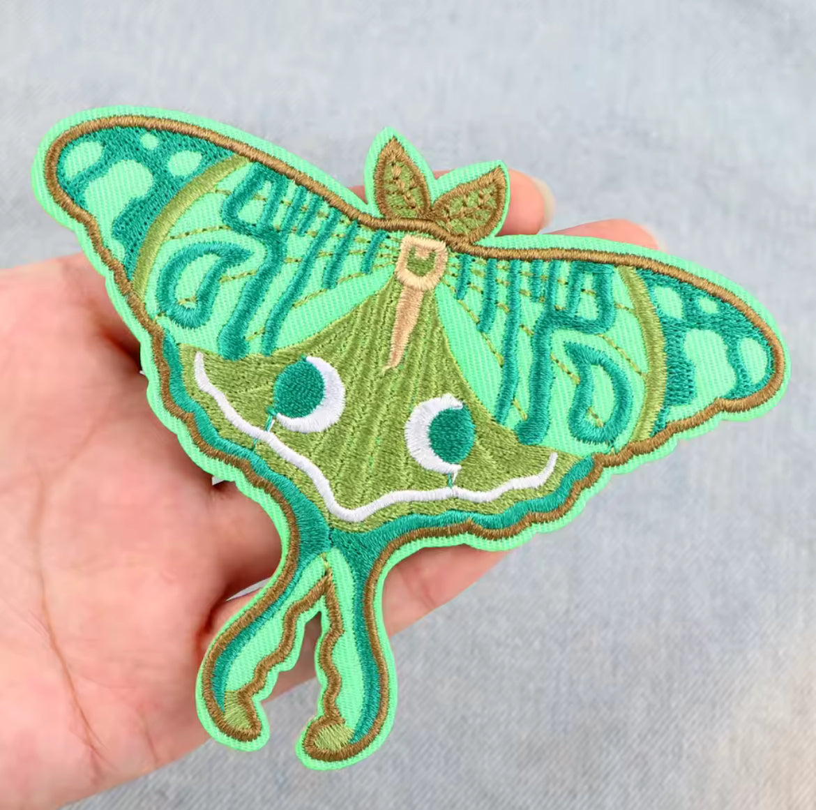 Butterfly & Moth Embroidered Patch Set