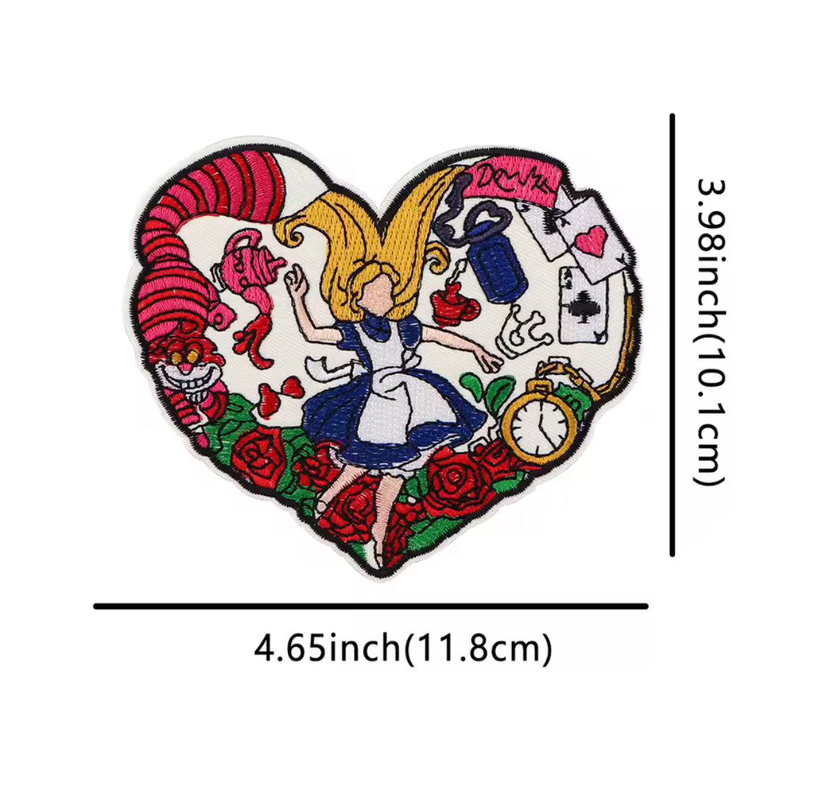 Alice in Wonderland Embroidered Patch